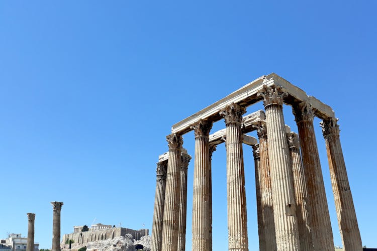Athens: Temple of Olympian Zeus E-ticket with audio tour on your phone