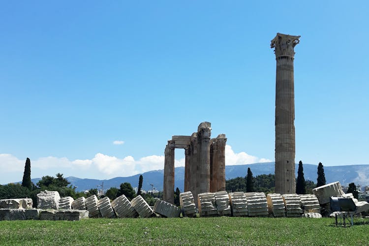 Athens: Temple of Olympian Zeus E-ticket with audio tour on your phone