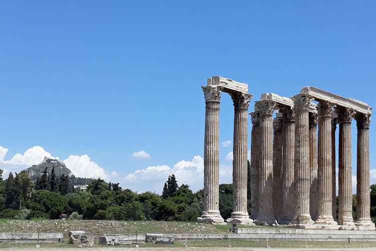 Athens: Temple of Olympian Zeus E-ticket with audio tour on your phone