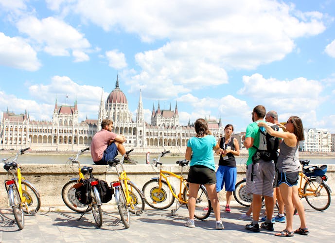 Budapest Danube views bike ride