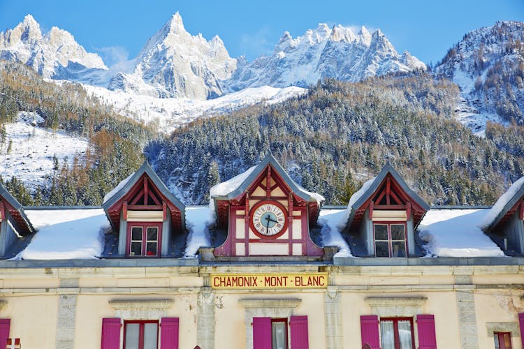 Guided day trip to Chamonix with cable car and mountain train from Geneva
