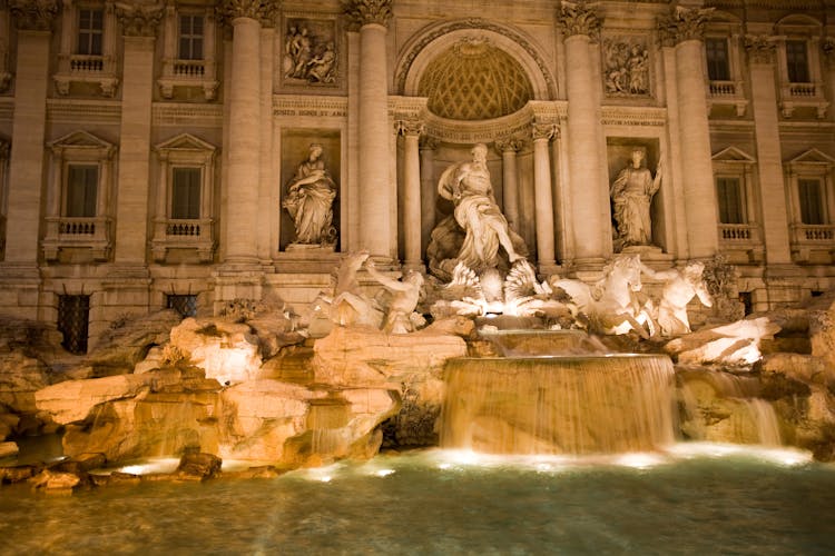 Private Rome by night driving tour with dinner