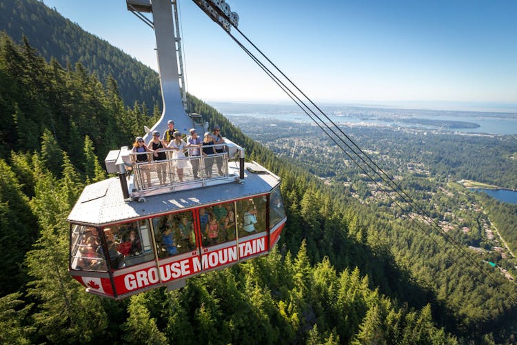 Grouse Mountain and Capilano Suspension Bridge Park tour