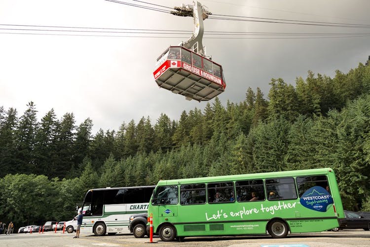 Grouse Mountain and Capilano Suspension Bridge Park tour