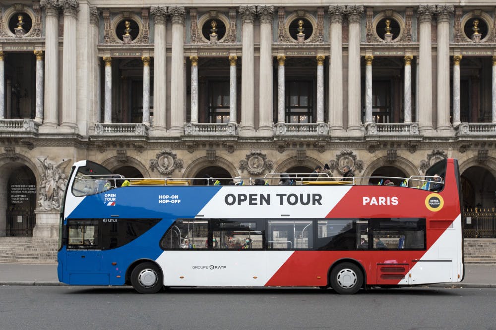 Open Tour Paris Hop On Hop Off Bus With Cruise Boat Pass Or Night