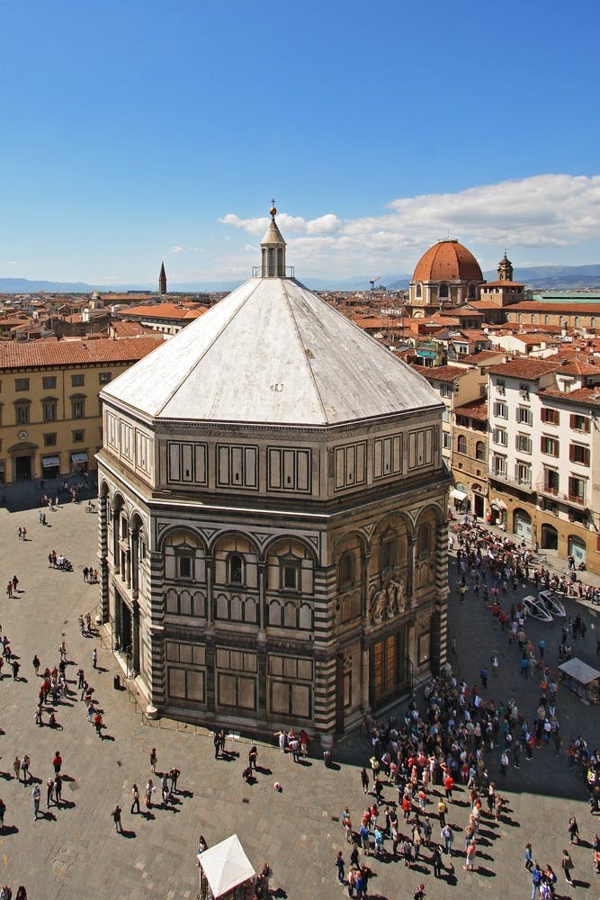 View of the Baptistery and the city of Florence.jpg