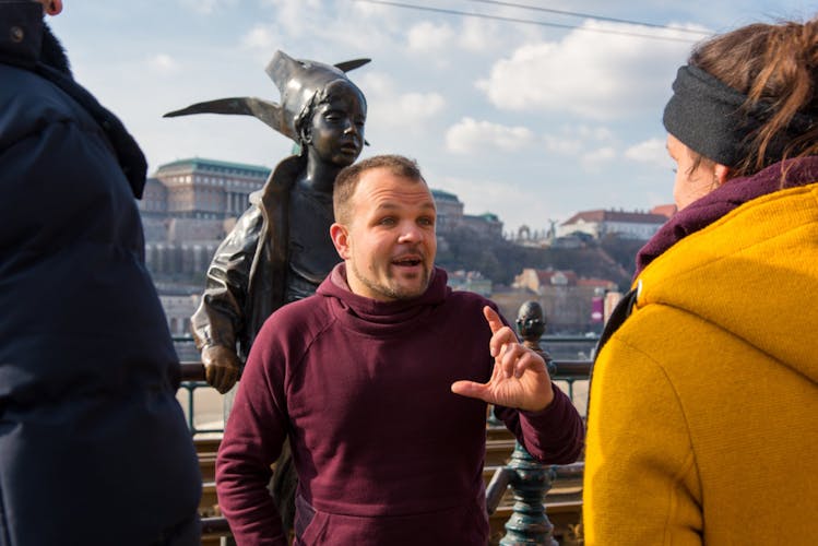 Downtown Budapest with a historian