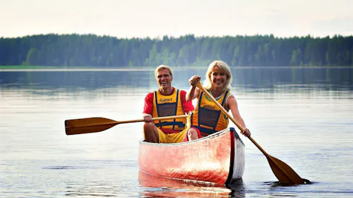 Canoeing trip with visit ot reindeer and husky farm 3.jpg