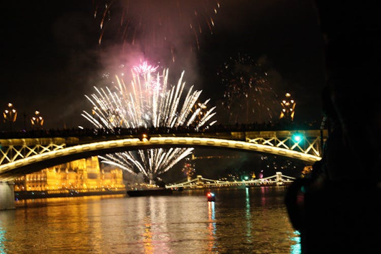 Budapest fireworks show and Danube cruise on August 20th