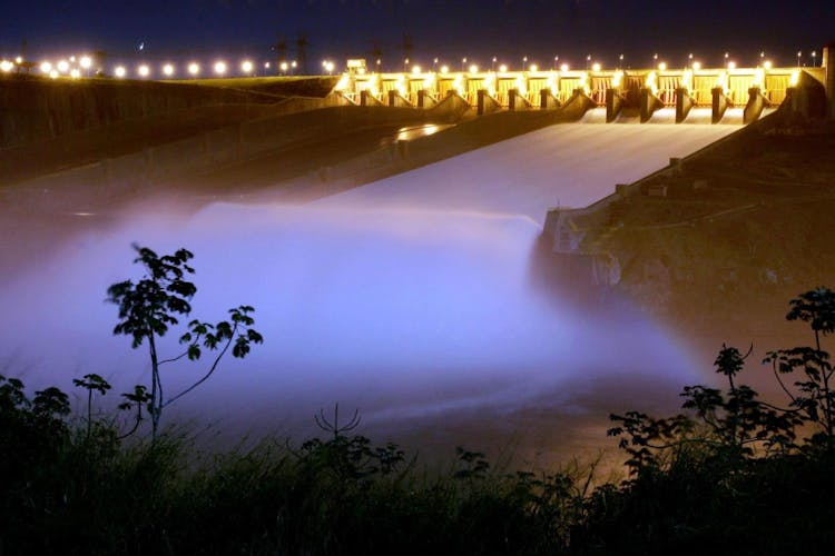 Itaipu dam lights evening guided tour