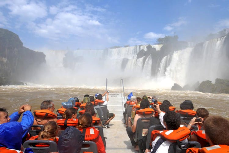 Iguassu Falls Argentina side with boat ride