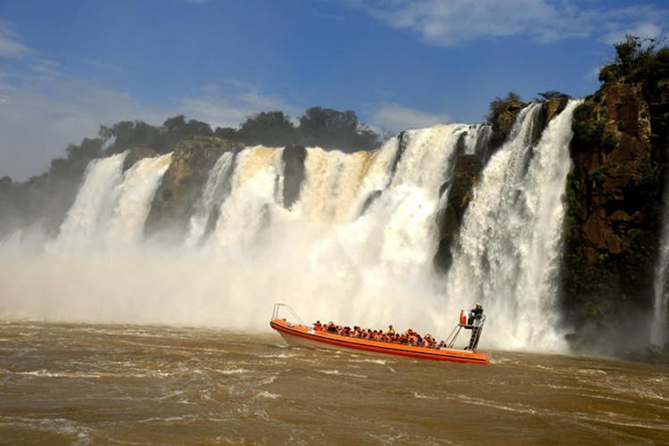 Iguassu Falls Argentina side with boat ride