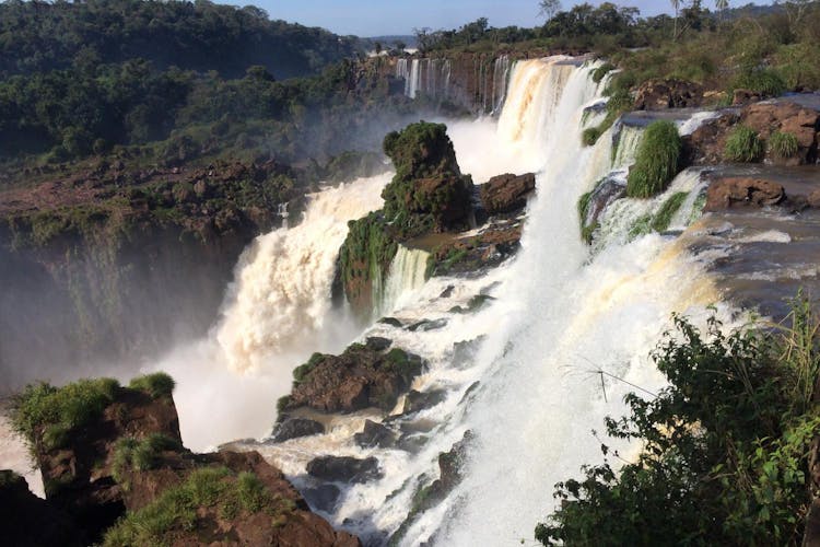 Iguassu Falls Argentina side with boat ride