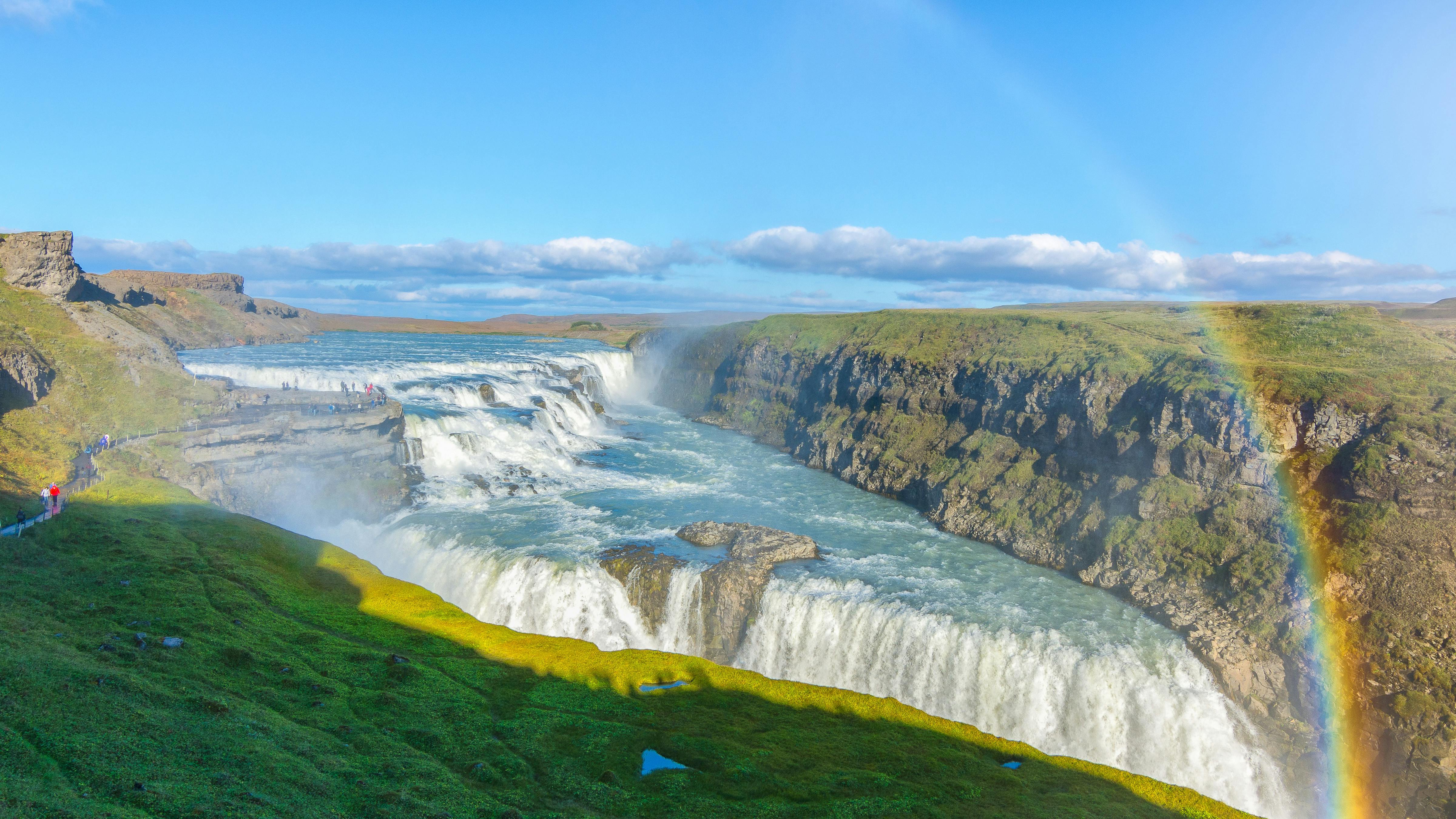 Iceland Gullfoss waterfall and rainbow fotolia.jpg