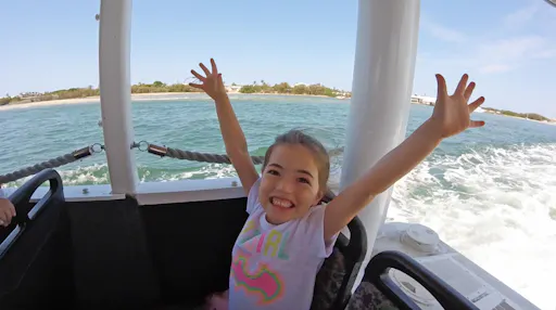 Happy Girl on Aquaduck.jpg