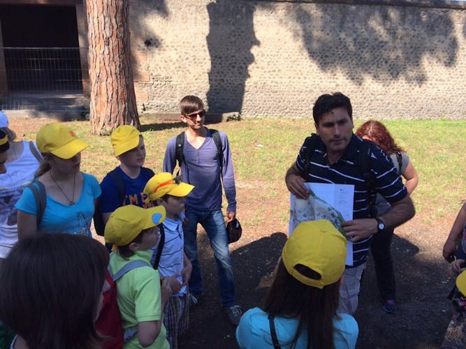 Pompeii guided tour for kids
