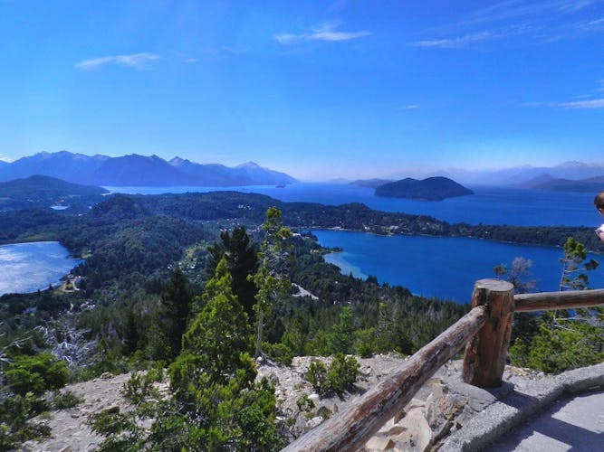 Lake kayaking and scenic hiking in Bariloche small-group tour