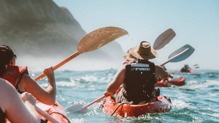 Storms River kayak and lilo