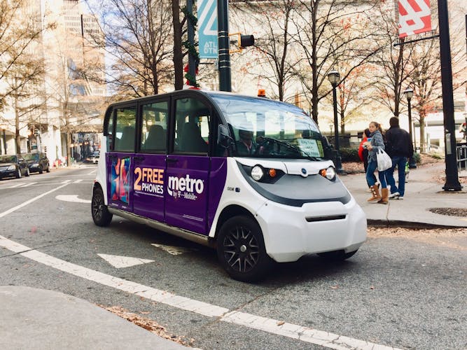 Atlanta Experience tour by electric car Marriott