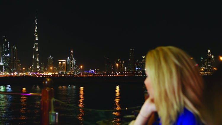 Dubai luxury canal dinner cruise with optional transfer and beverages