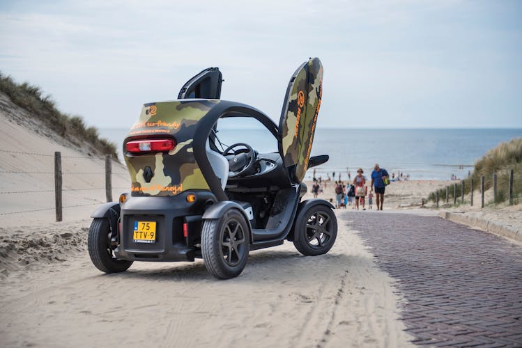 Elektroauto zum Selberfahren mit Dünen- und Strand-Audiotour