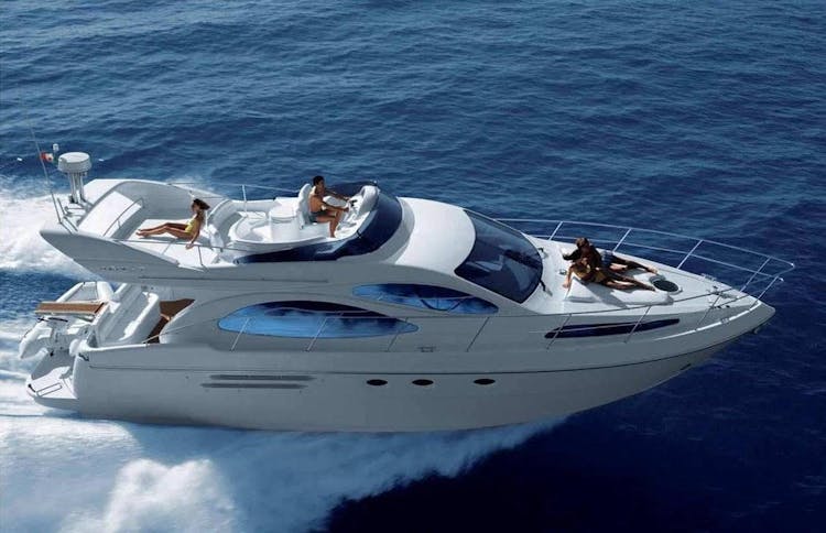 Private luxury motor yacht experience in Barcelona