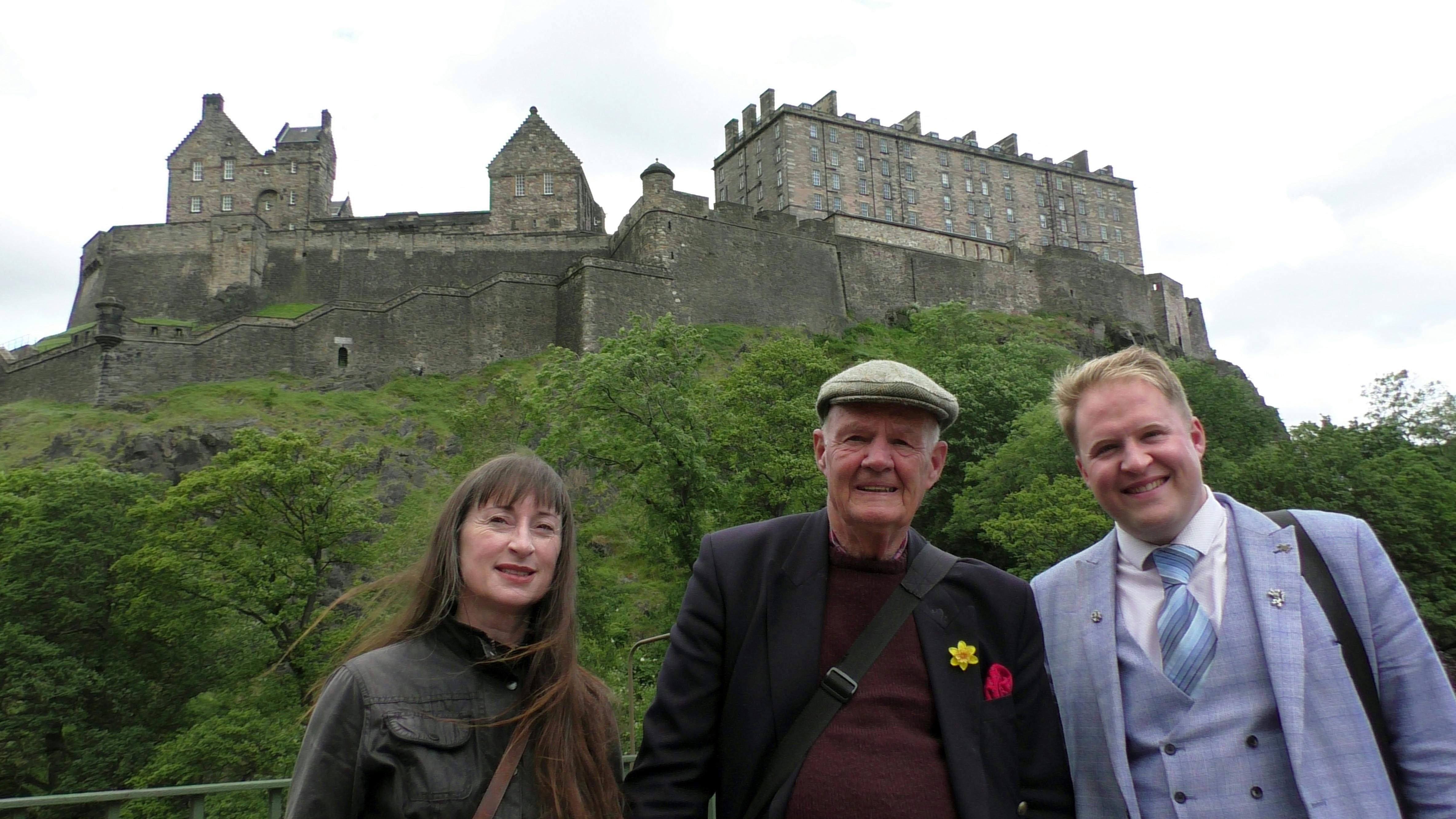Group tours - Stuart Usher and son, Richard, with fellow guide Dr Alison Duncan.jpg