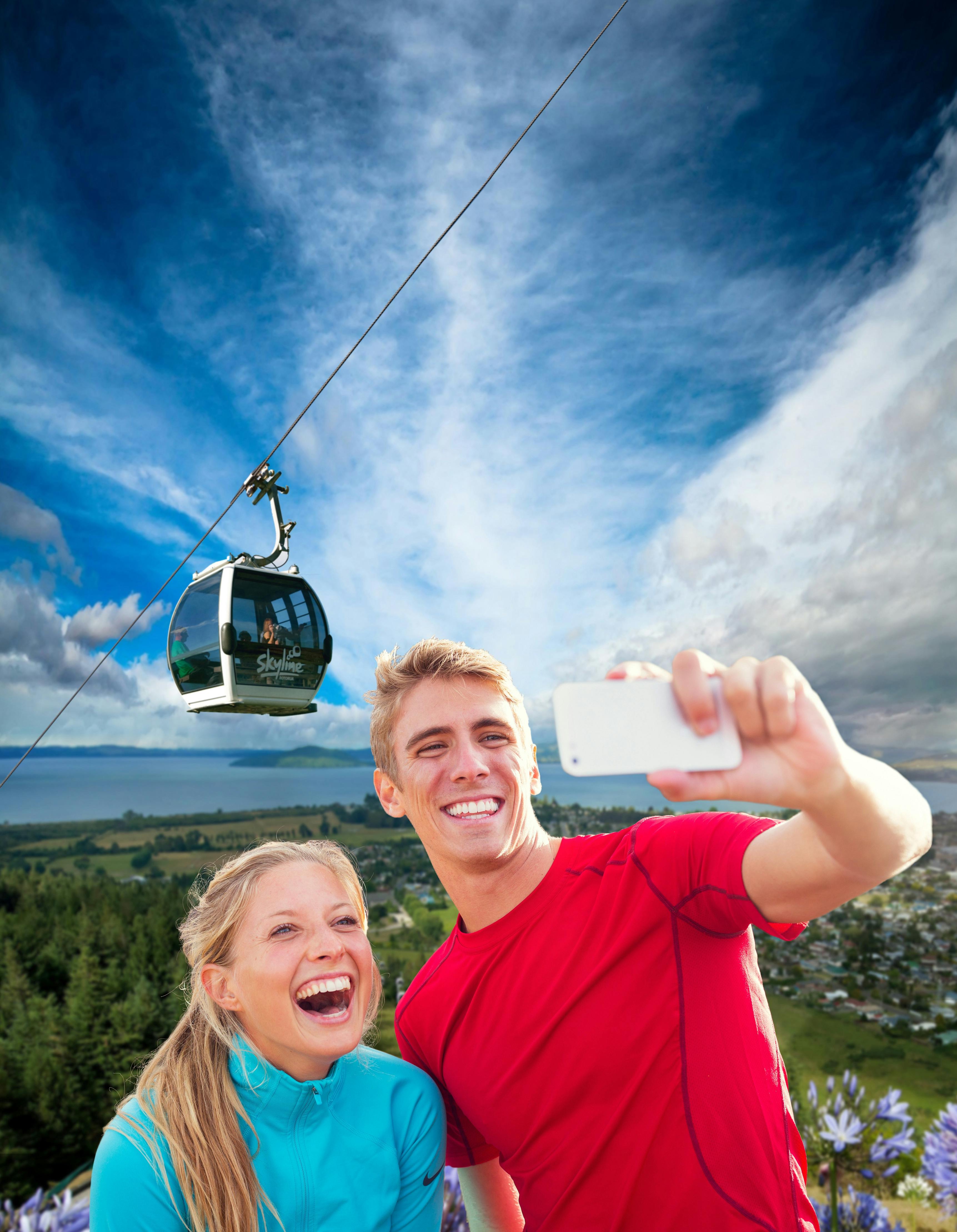 Skyline Rotorua Couple Selfie (2).JPG