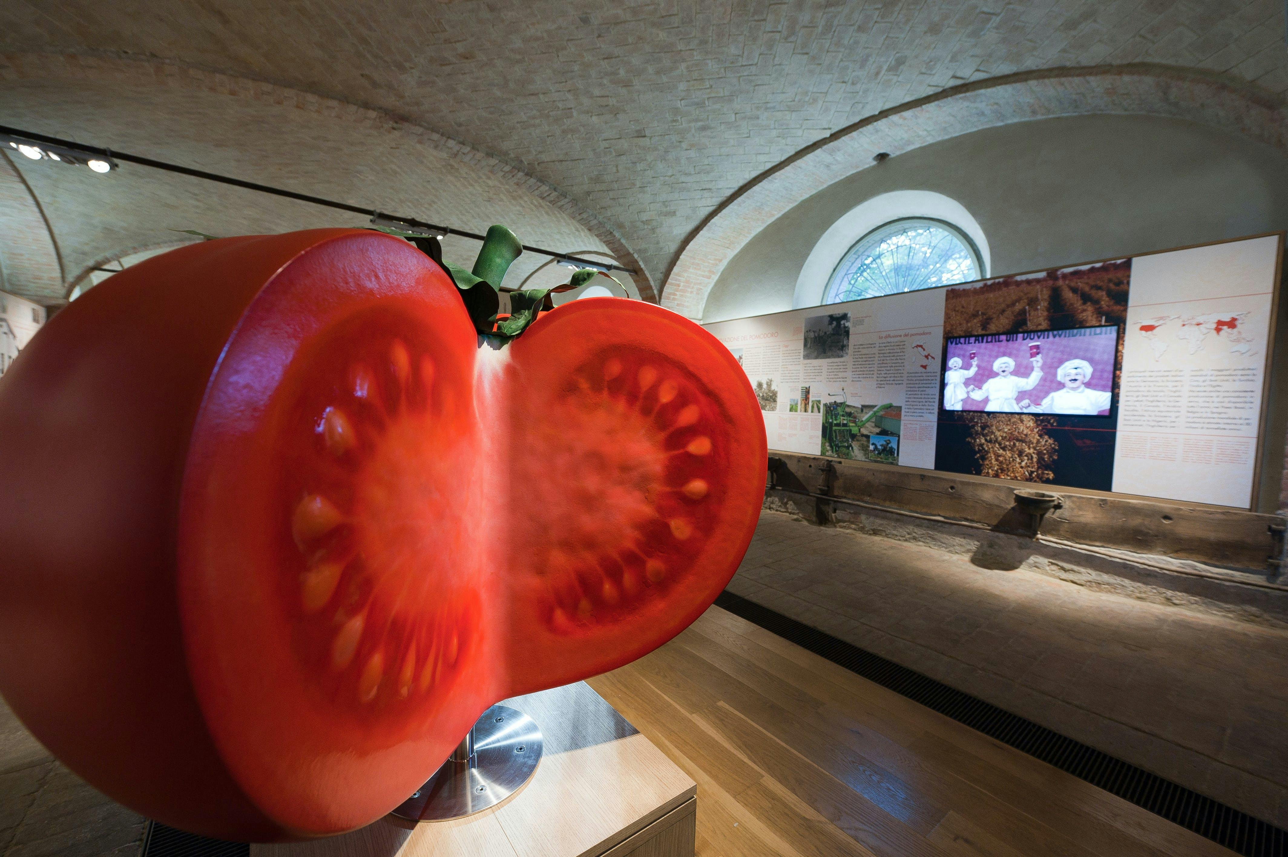 02 - Museo del Pomodoro - Collecchio (Foto L. Rossi) - Il pomodoro gigante e la sezione dedicata all'agricoltura_DSC1751 copia 2.jpg