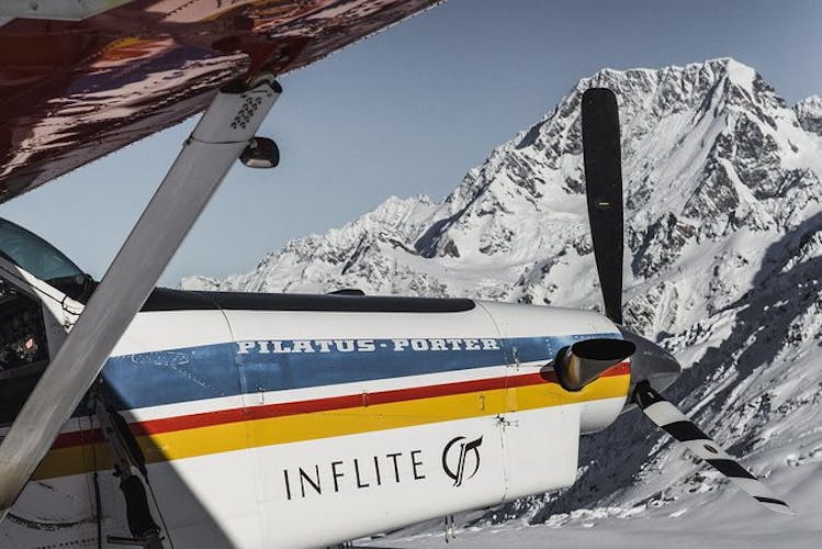 The Grand circle 55-minute ski plane flight