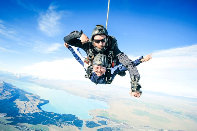 15,000ft  Skydive tandem over Mt. Cook