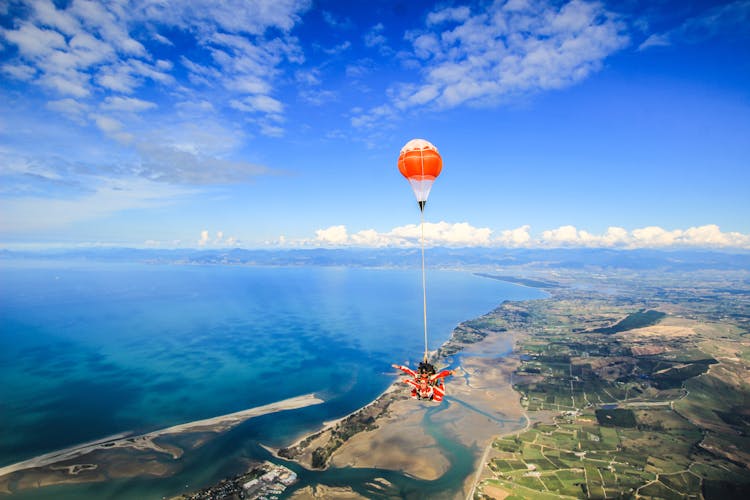 9,000ft tandem skydive over Abel Tasman