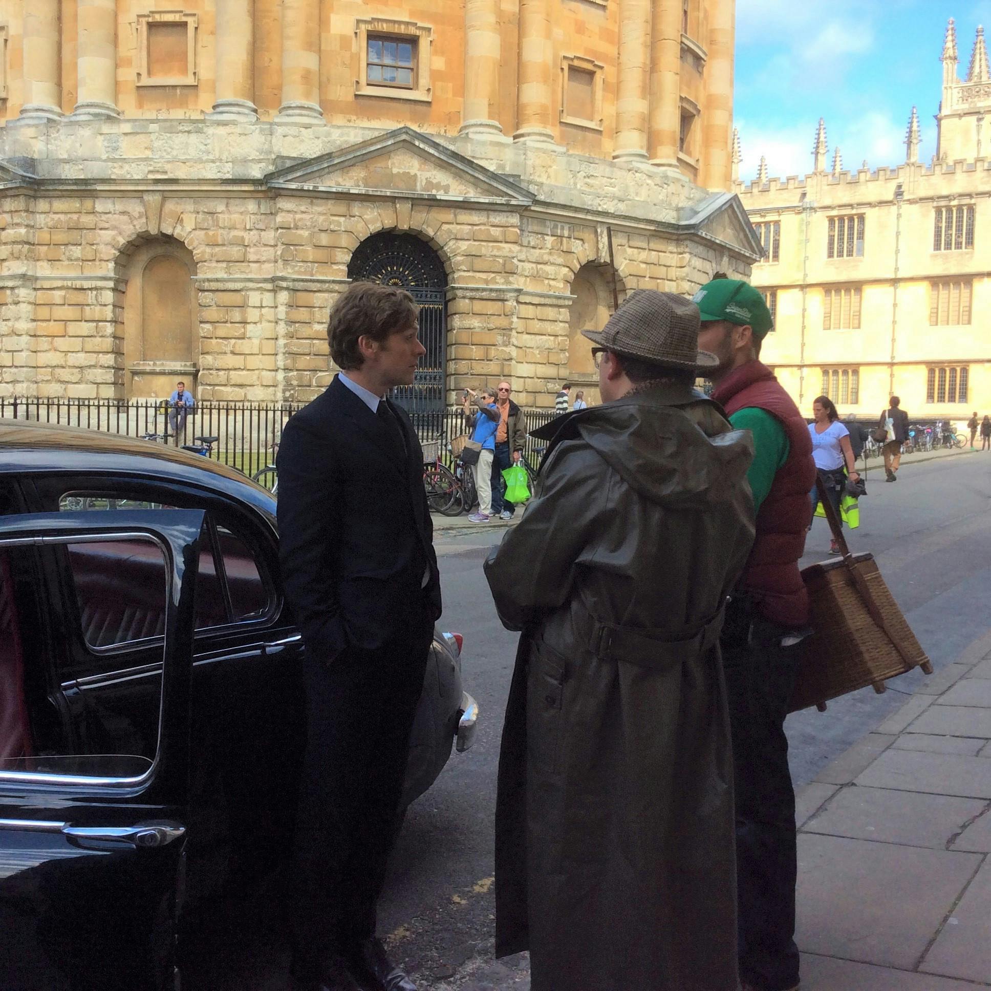 5 Endeavour Filming in Radcliffe Square 2015.jpg