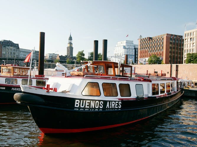 Grand harbor tour by boat in Hamburg