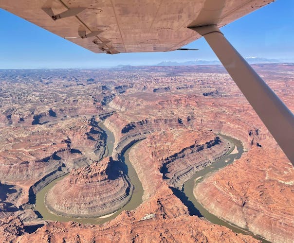 Canyonlands and Arches National Parks airplane scenic tour