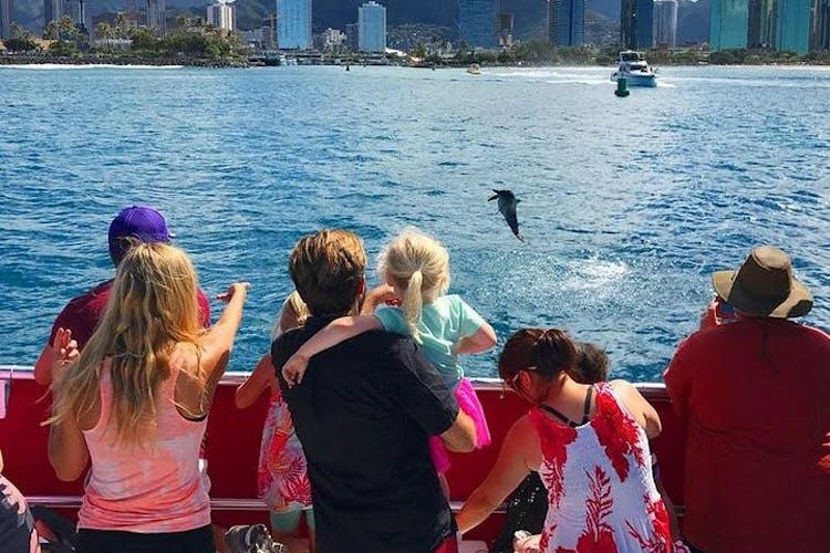 Daytime Waikiki glass-bottom boat tour