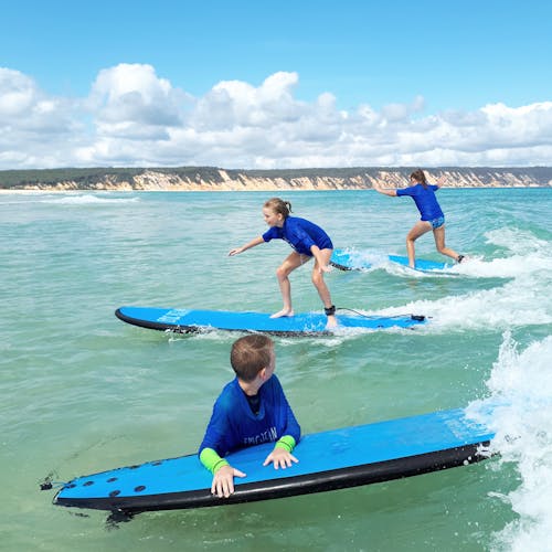 Noosa surf lessons and great beach drive adventure tour