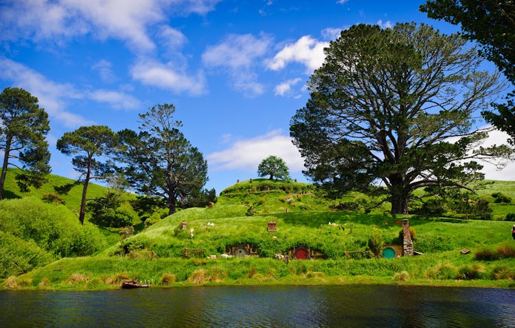 Auckland Waitomo Caves and Hobbiton movie set private tour