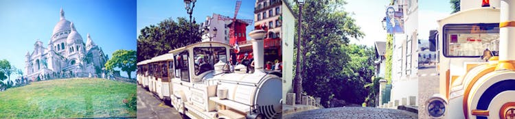 Montmartre’s little train roundtrip tour