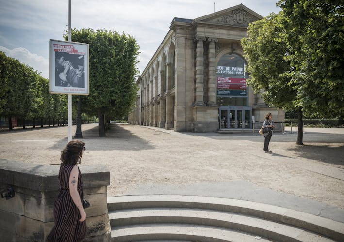 Entrance ticket to Jeu de Paume with temporary exhibitions