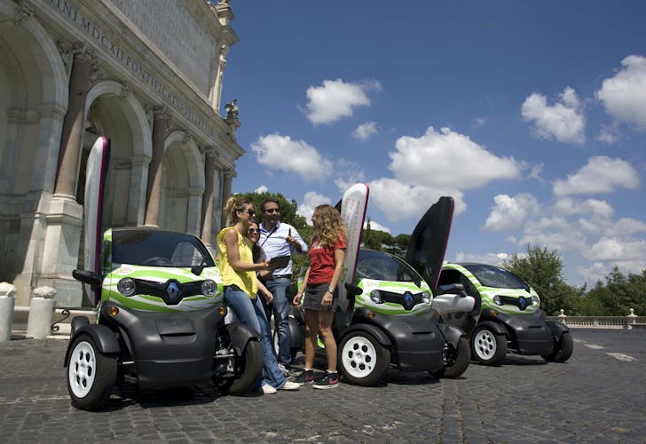 Electric car rental in Rome for 5 hours