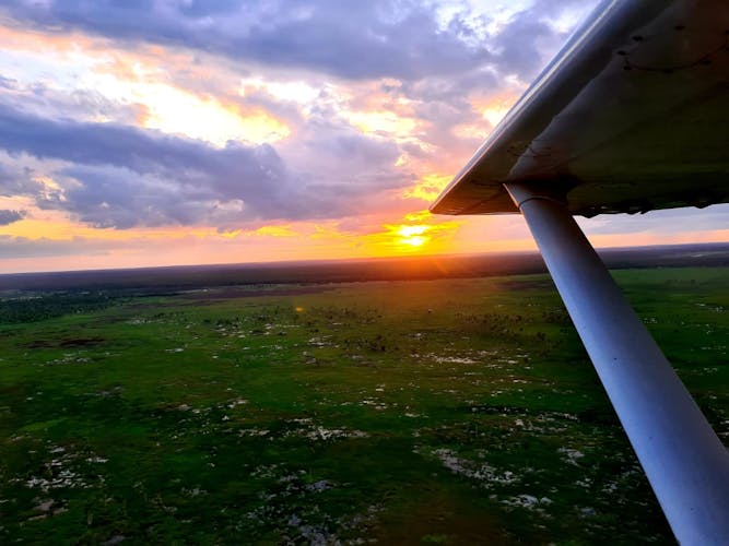1-hour Kakadu sunset flight from Jabiru