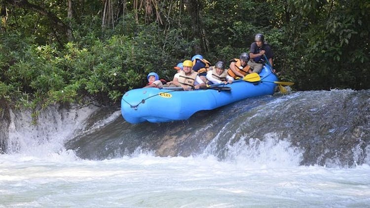Lacandon jungle rafting and trekking tour from Palenque