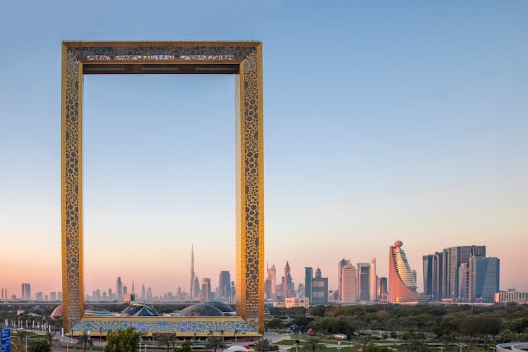 Miracle Garden and Dubai Frame tickets with shared transfers
