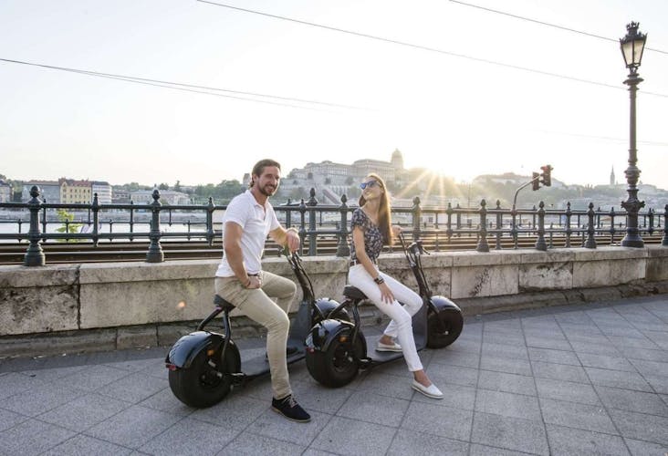 Self-guided MonsteRoller E-scooter rental in Budapest